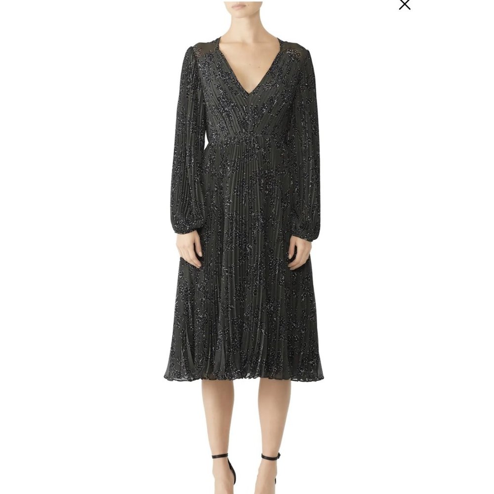 Fame and Partners The Landry Midi Dress in Khaki 8 - Picture 5 of 14